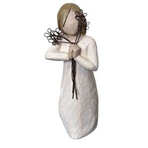 Willow Tree Friendship Hand-Painted Resin Figurine. 2004 Vintage